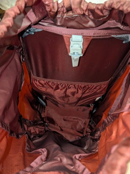NEW Gregory Maven 55 Backpacking Hiking Pack Women\'s S/M Rosewood Red main image 10